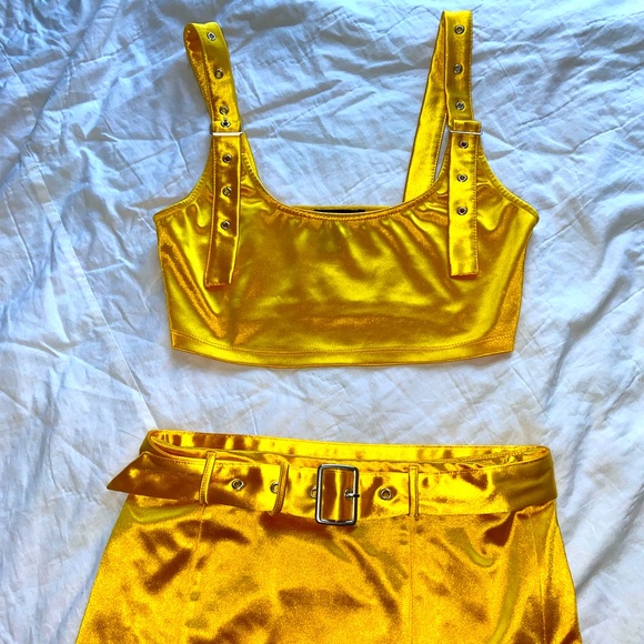 Forever 21 Dresses & Skirts - 🌸 Satin skirt set